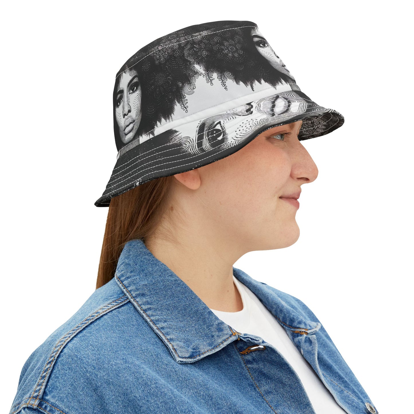 Bucket Hat African American Woman Gift