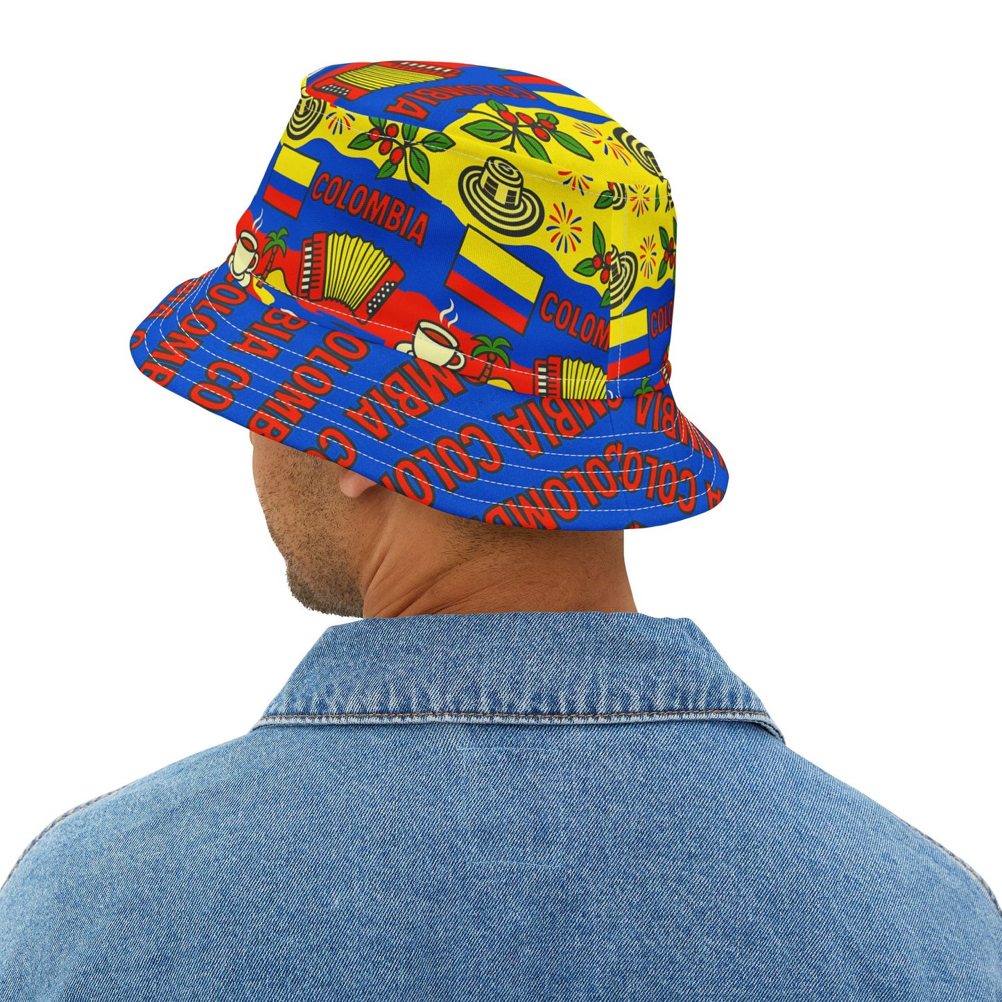 Columbia Bucket Hat Gift for Colombian Country