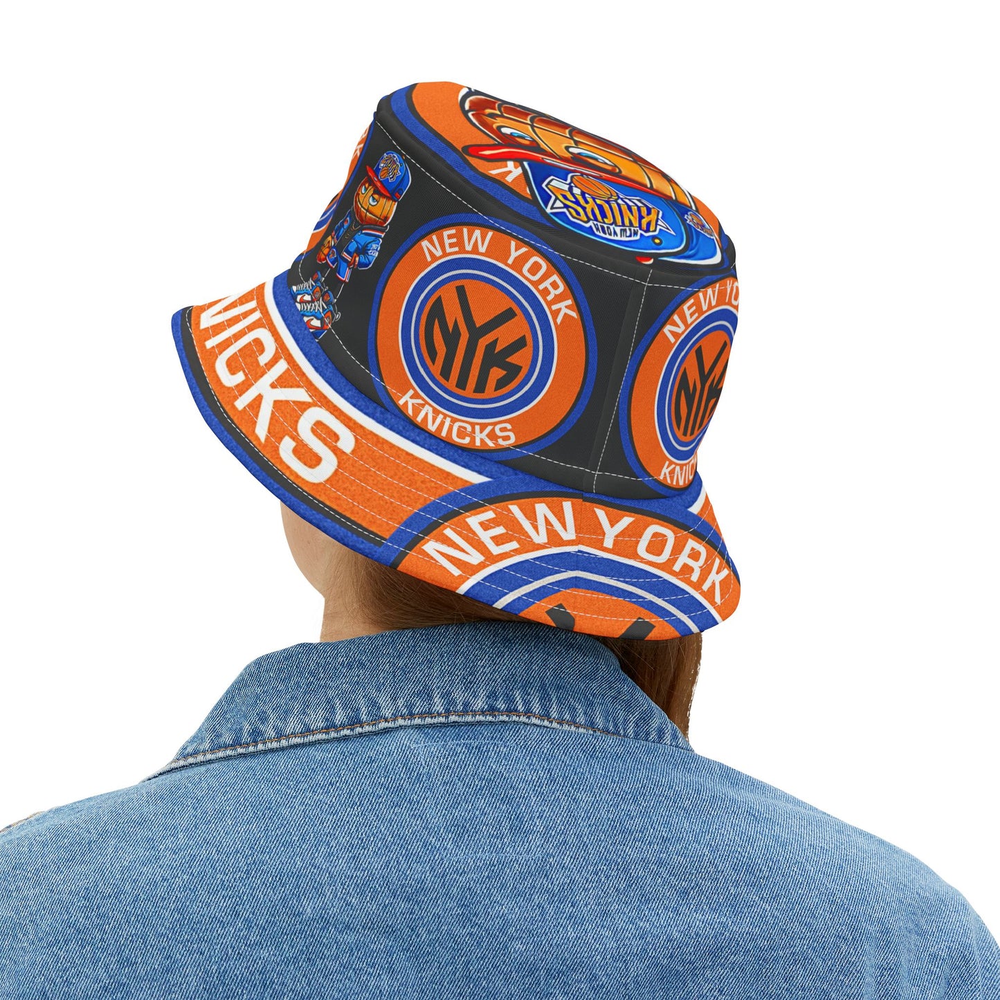 NY KNICKS Basketball Bucket Hat Gift Unisex Sports Team Fan
