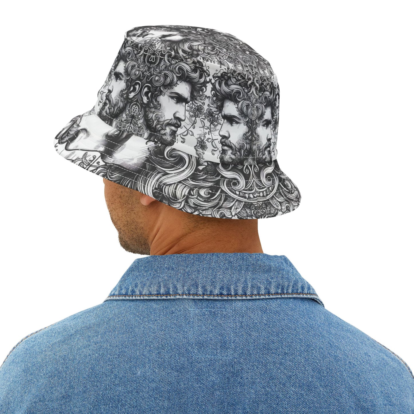 Gemini male Bucket Hat Gift Zodiac Friend Birthday Daughter Sister Unisex