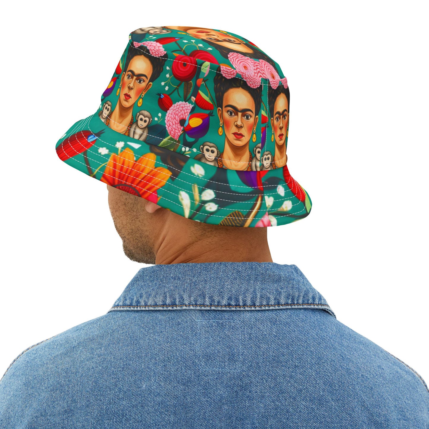 Frida Kahlo Bucket Hat Mexican Artist Gift Birthday Christmas Daughter Mother Sister Friend
