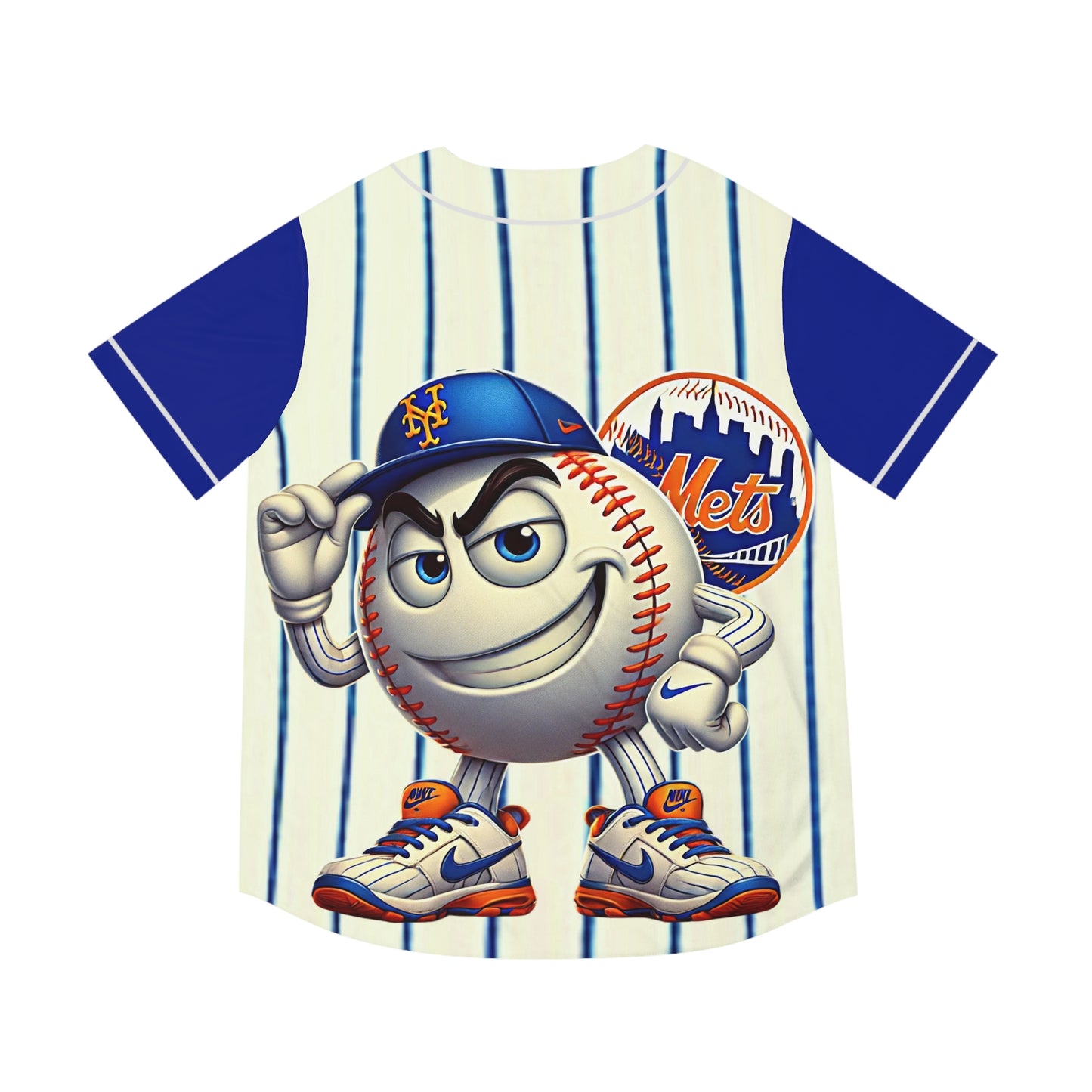 NY Mets Men's Baseball Jersey Shirt Sports Wear Fan