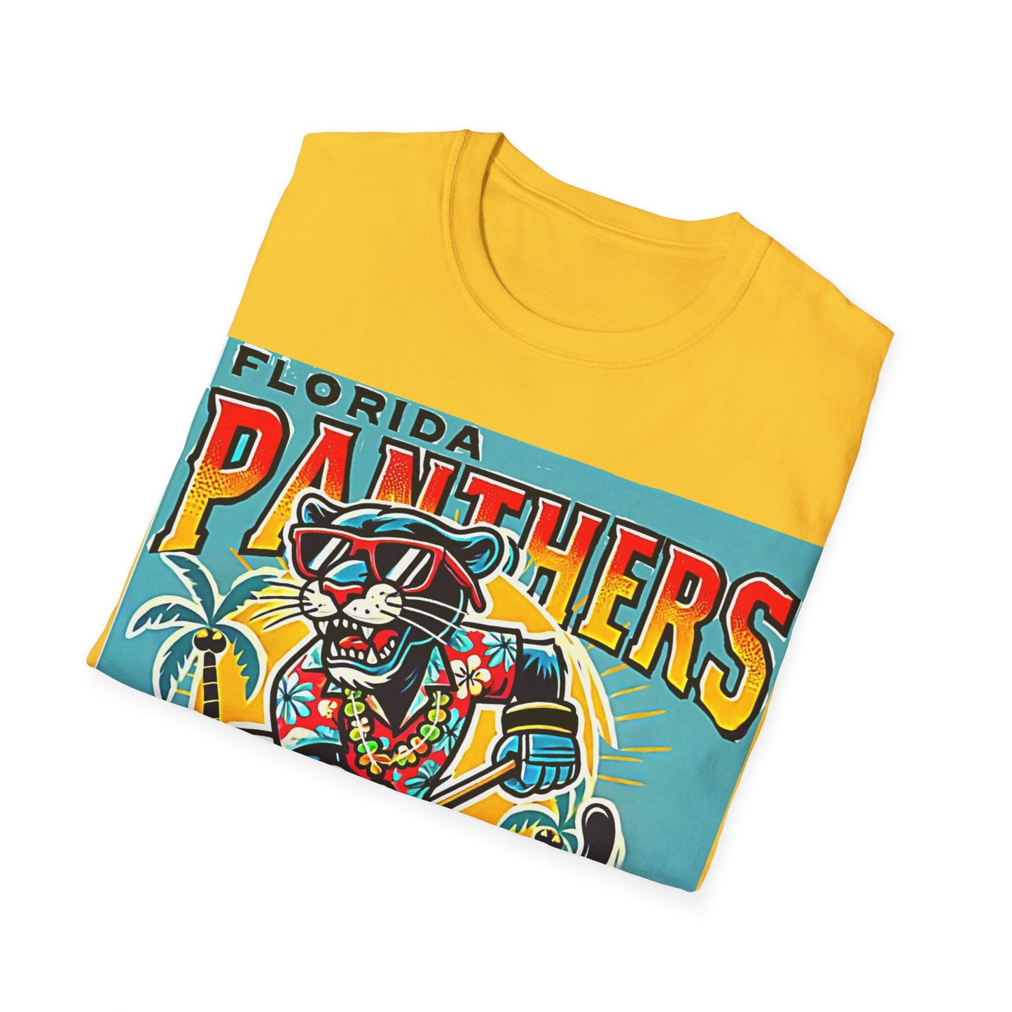 Florida Panthers Tee Unisex Softstyle T-Shirt Sports Team