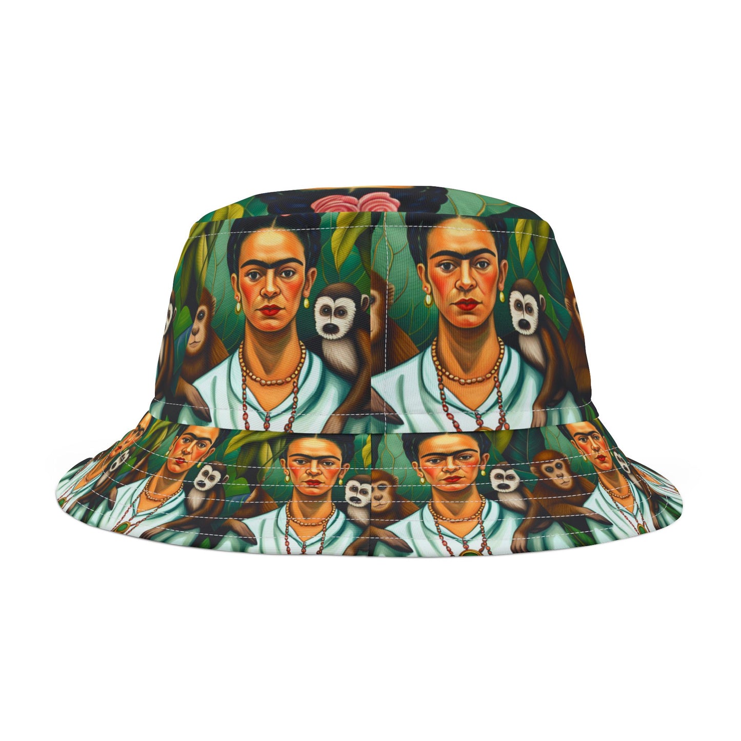 Frida Kahlo Bucket Hat Mexican Artist Gift Original Art Retro Vintage Style