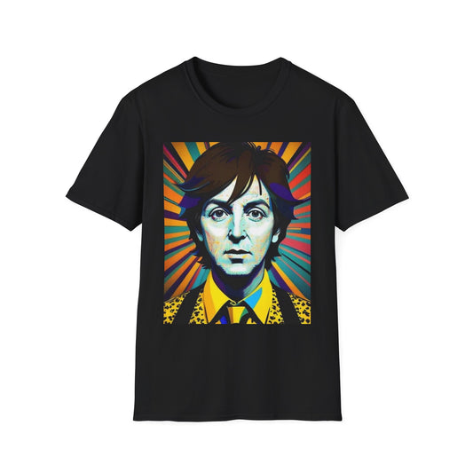 Paul McCartney Newest Unisex Softstyle T-Shirt Vintage Retro Style 1960’s