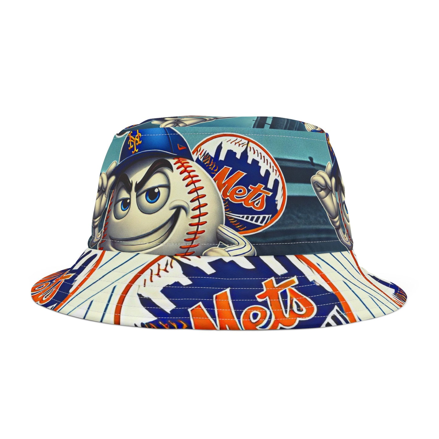 NY Mets Baseball Bucket Hat New York Sports Accessory