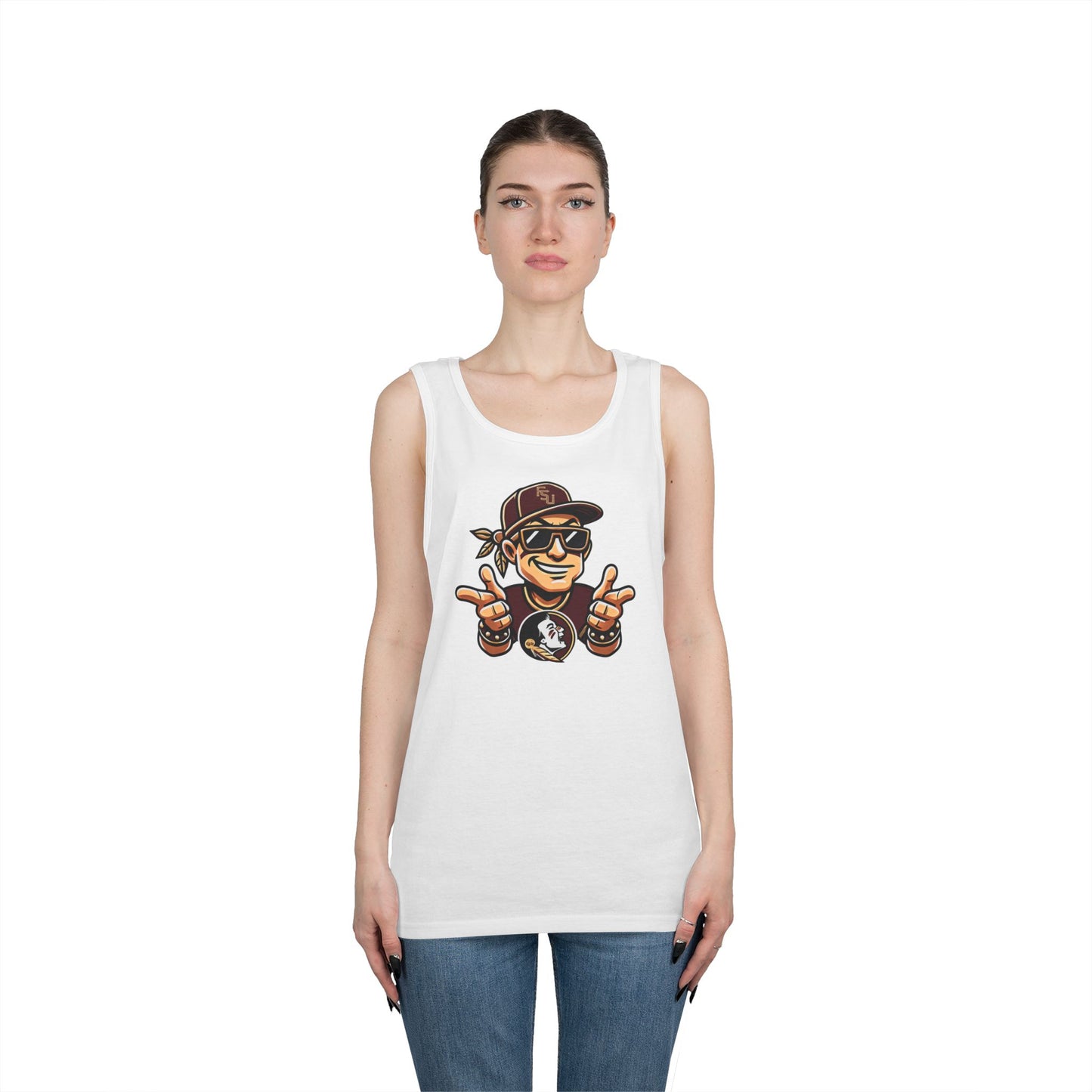FSU Seminole Unisex Heavy Cotton Tank Top