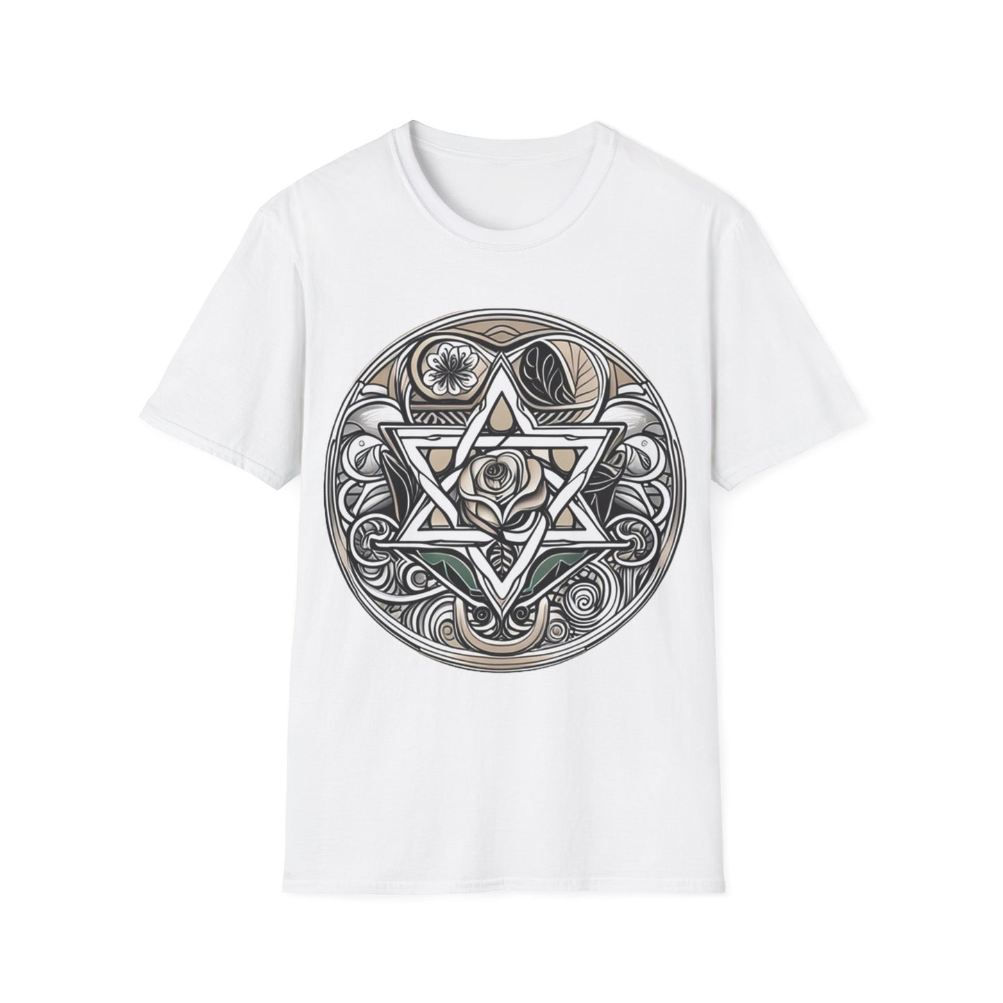 Jewish Star T-shirt Star of David Unisex Top Pro Israel Fashion Spiritual