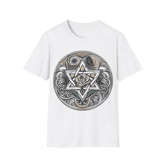 Jewish Star T-shirt Star of David Unisex Top Pro Israel Fashion Spiritual