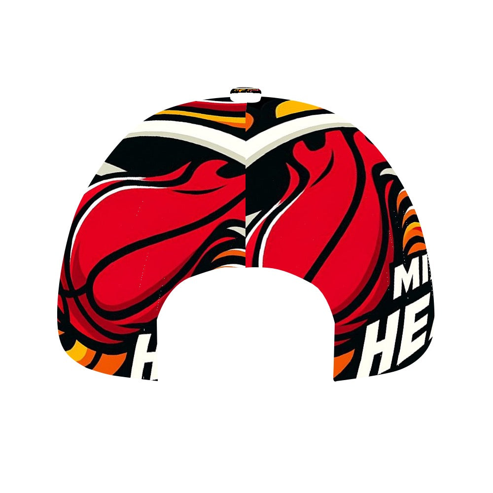 Miami Heat Trucker Hat, Miami Heat Baseball Cap, Basketball Fan Hat