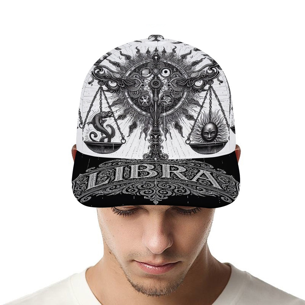 Libra Trucker Hat, Zodiac Sign Baseball Cap, Libra Astrology Gift