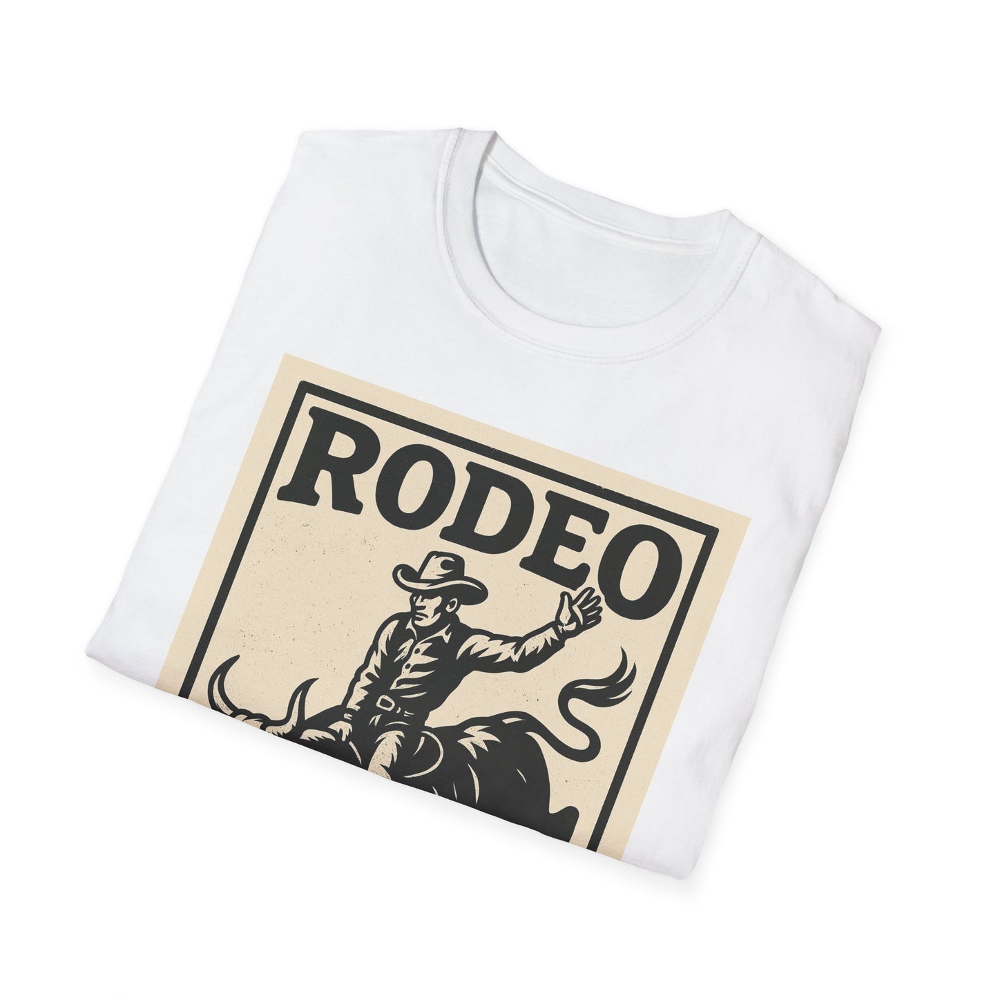 Cowboy Bull Riding Unisex T-Shirt Counrty Tee Western
