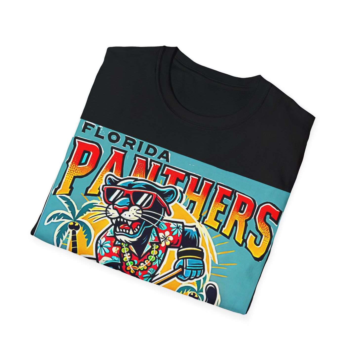 Florida Panthers Tee Unisex Softstyle T-Shirt Sports Team