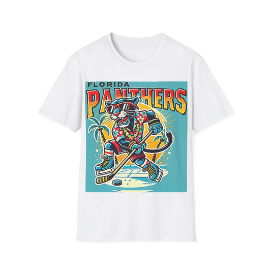 Florida Panthers Tee Unisex Softstyle T-Shirt Sports Team