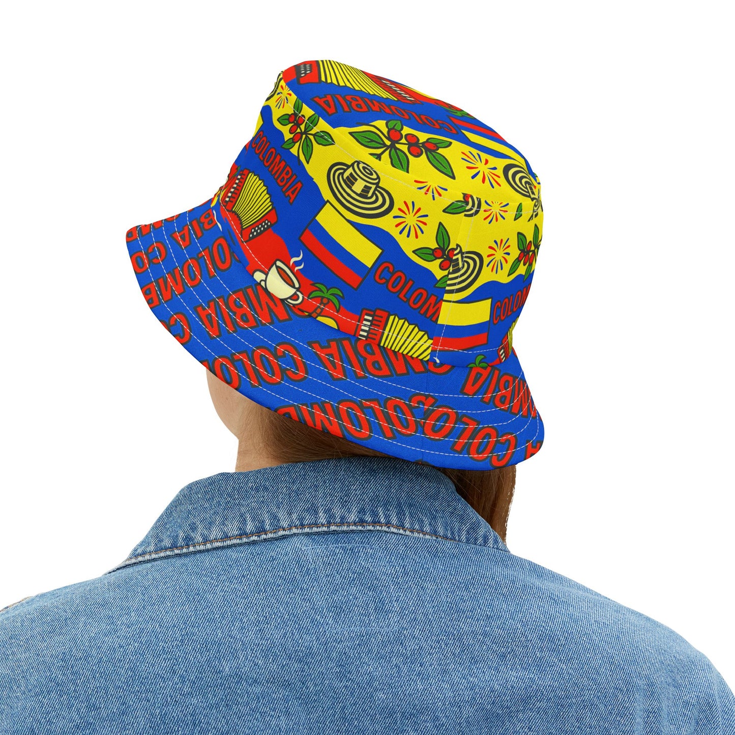 Columbia Bucket Hat Gift for Colombian Country