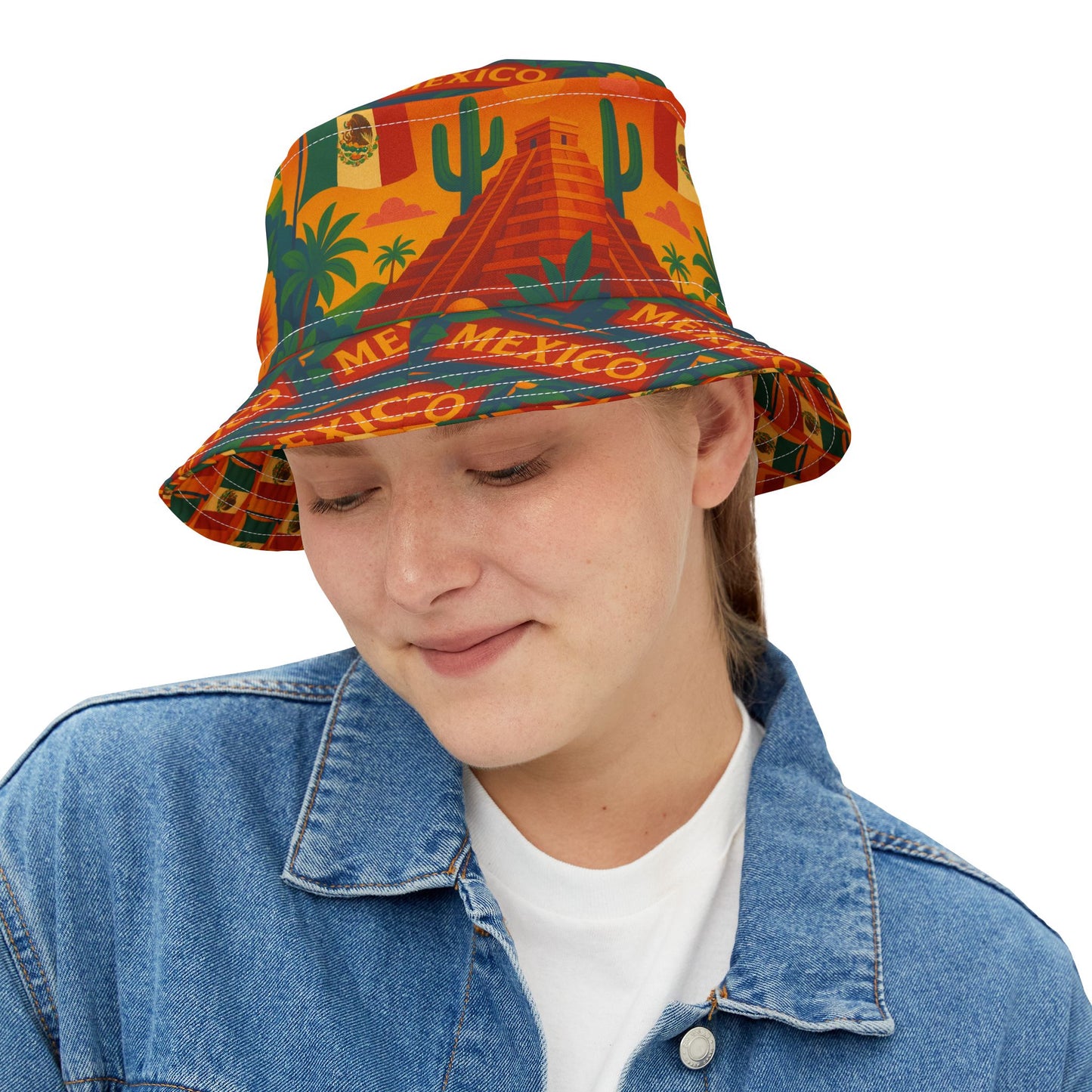Mexico Bucket Hat Country Mexican Gift for Him or Her