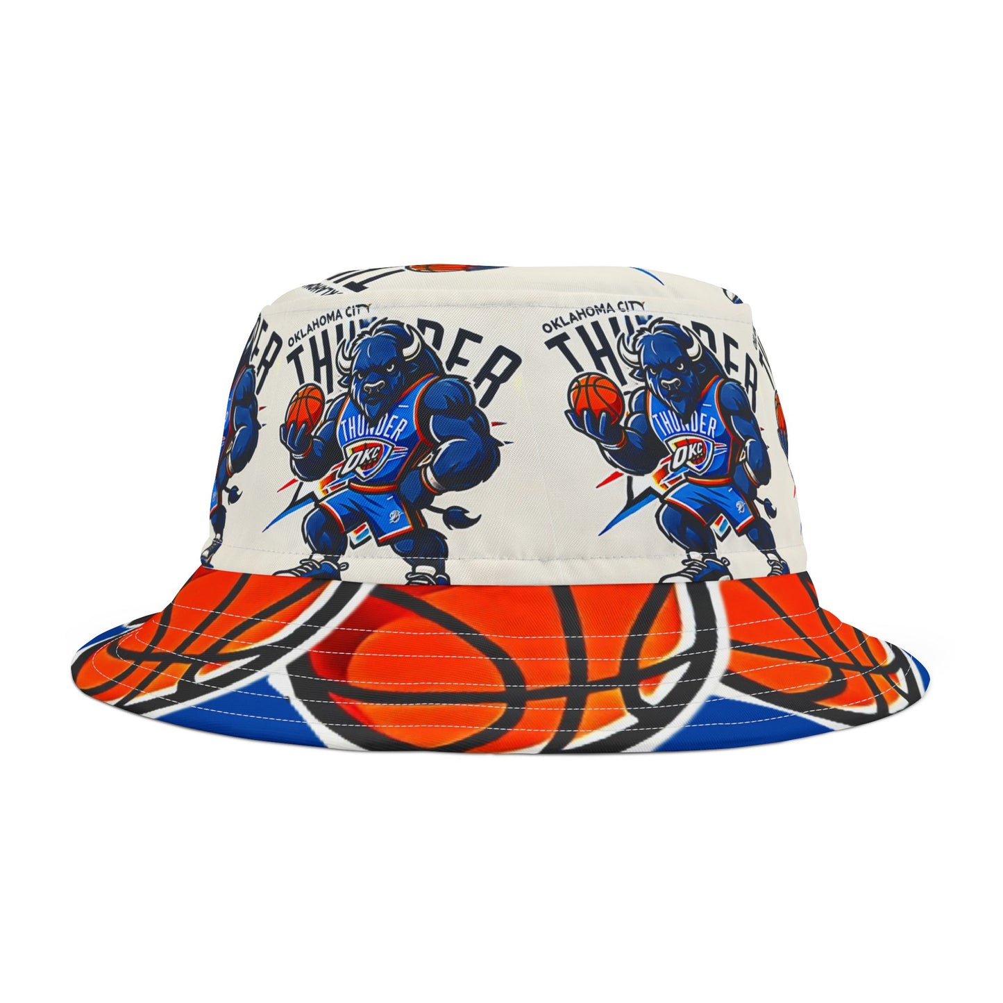 Oklahoma City Thunder Basketball Bucket Hat Unisex Gift