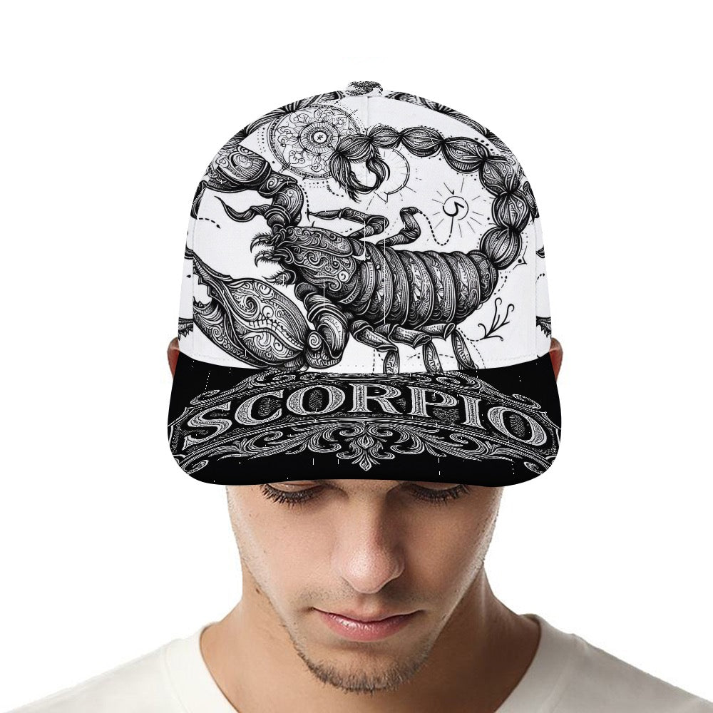 Scorpio Zodiac Trucker Hat, Scorpio Baseball Cap, Astrology Hat, Scorpio Gift
