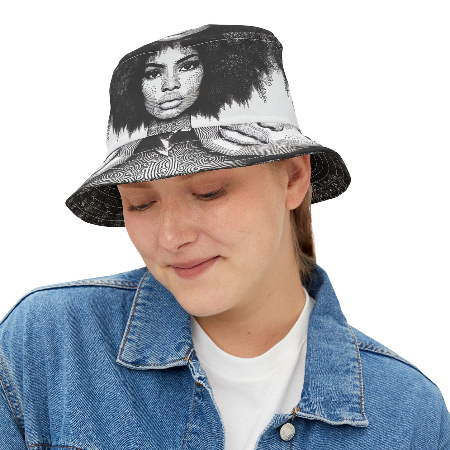 Bucket Hat African American Woman Gift