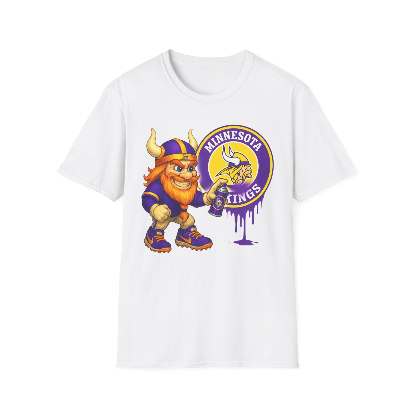 Vikings Football Unisex Softstyle T-Shirt