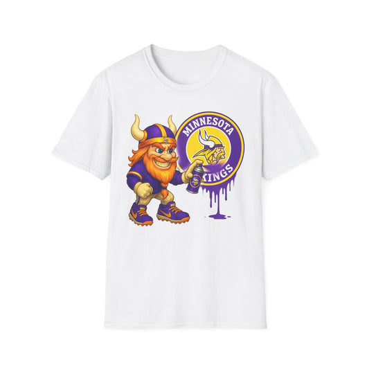 Vikings Football Unisex Softstyle T-Shirt