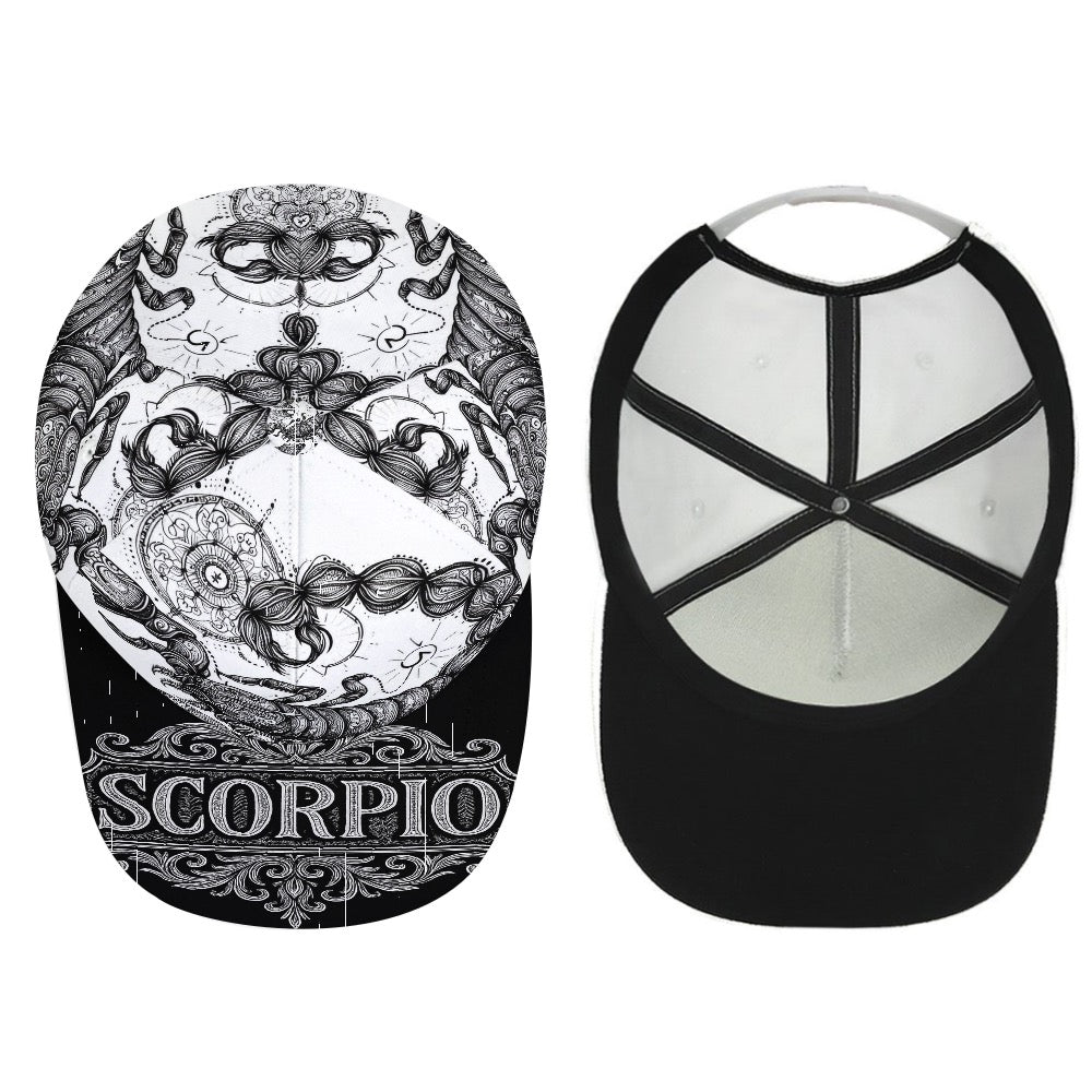 Scorpio Zodiac Trucker Hat, Scorpio Baseball Cap, Astrology Hat, Scorpio Gift