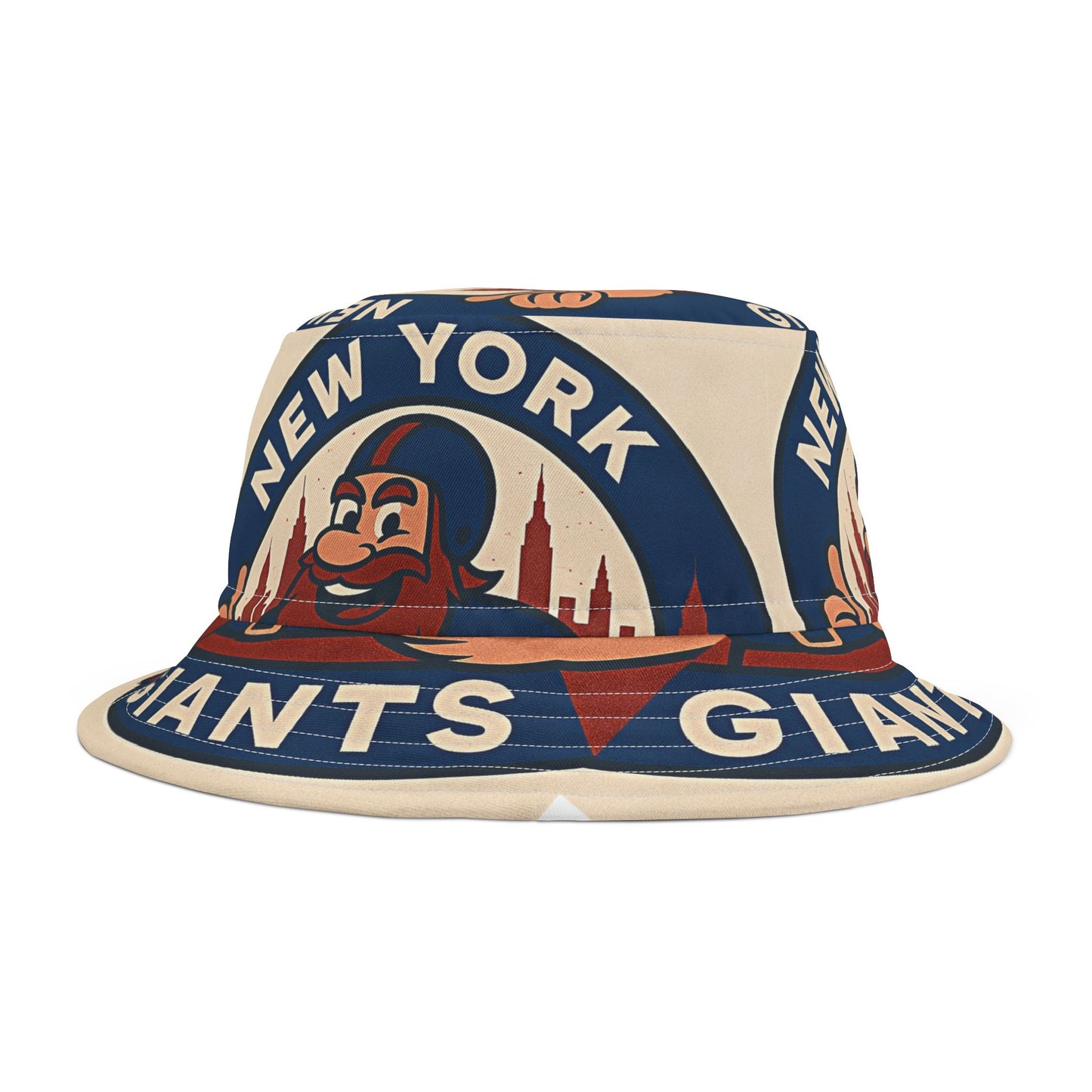 NY City Giants Bucket Hat Football Sports Wear Fan