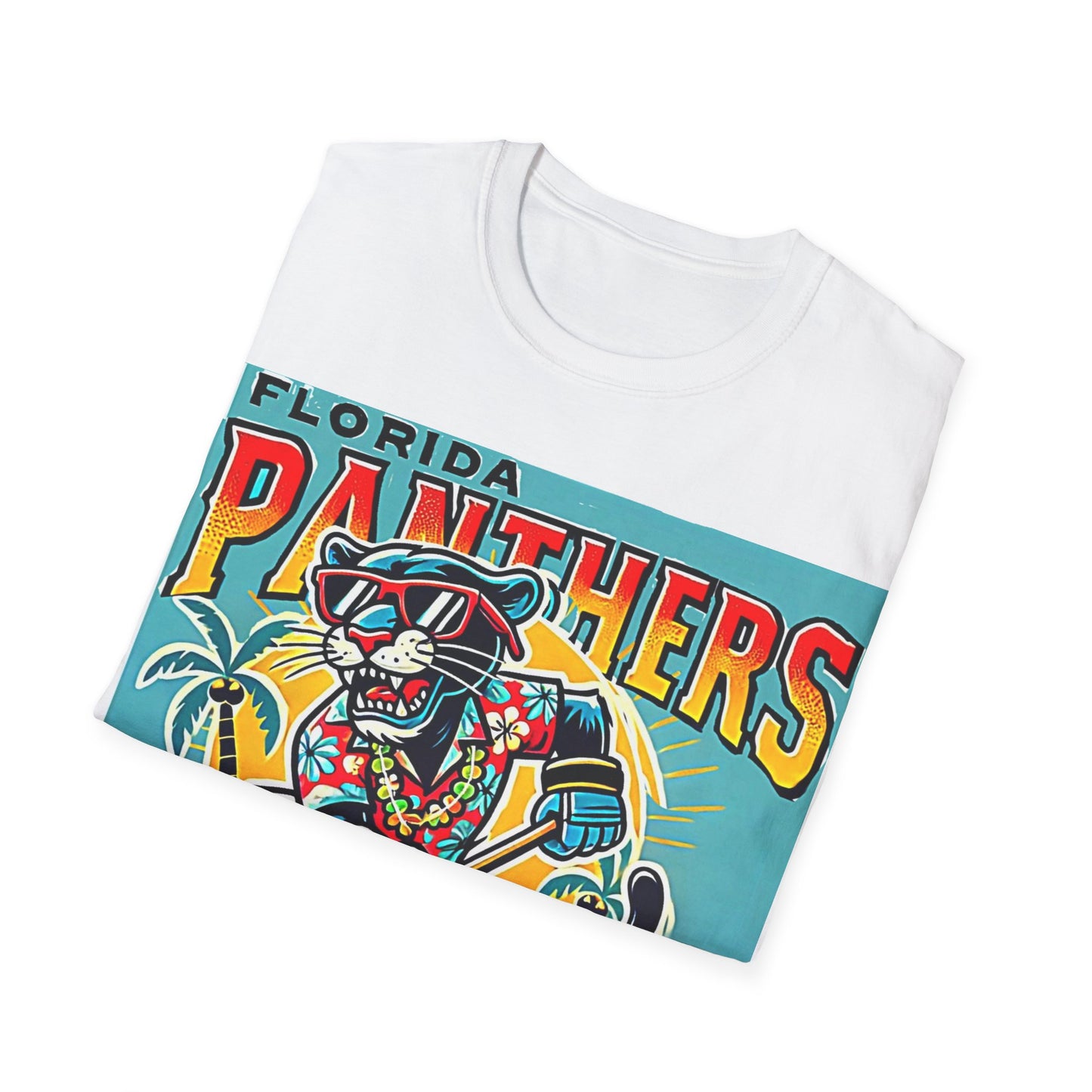 Florida Panthers Tee Unisex Softstyle T-Shirt Sports Team