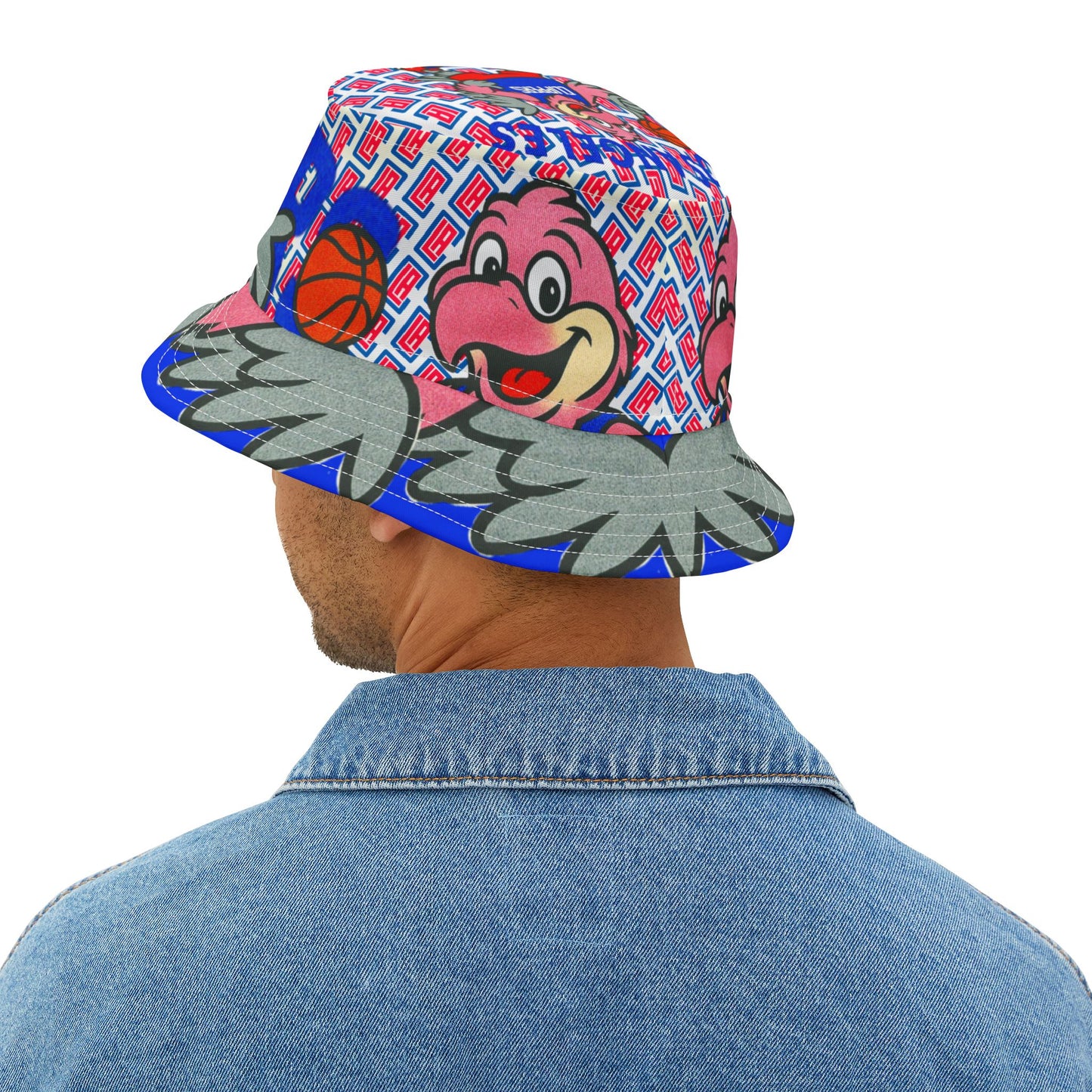Los Angeles Bucket Hat (AOP) Loves Angels Clipper Basketball