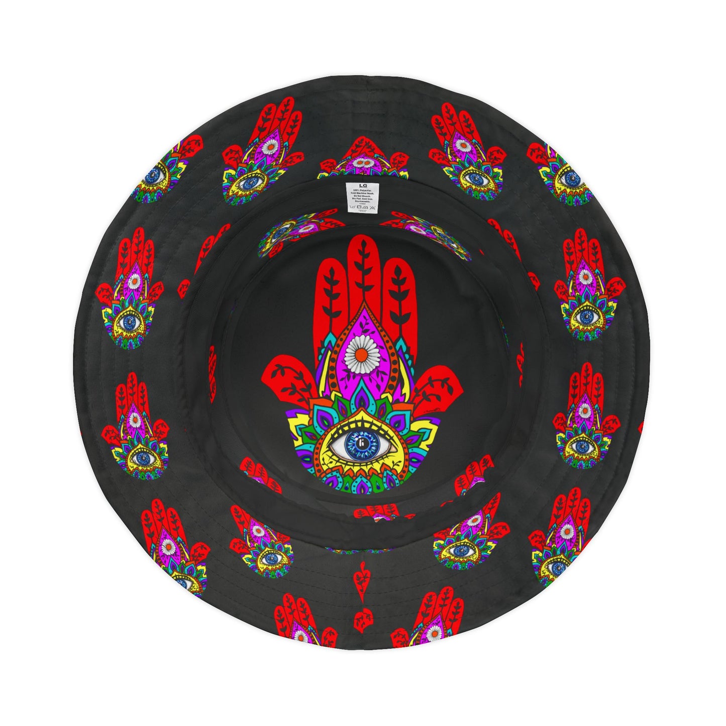 Bucket Hat (AOP) Hamsa Evil Eye Protection Hand of Fatima
