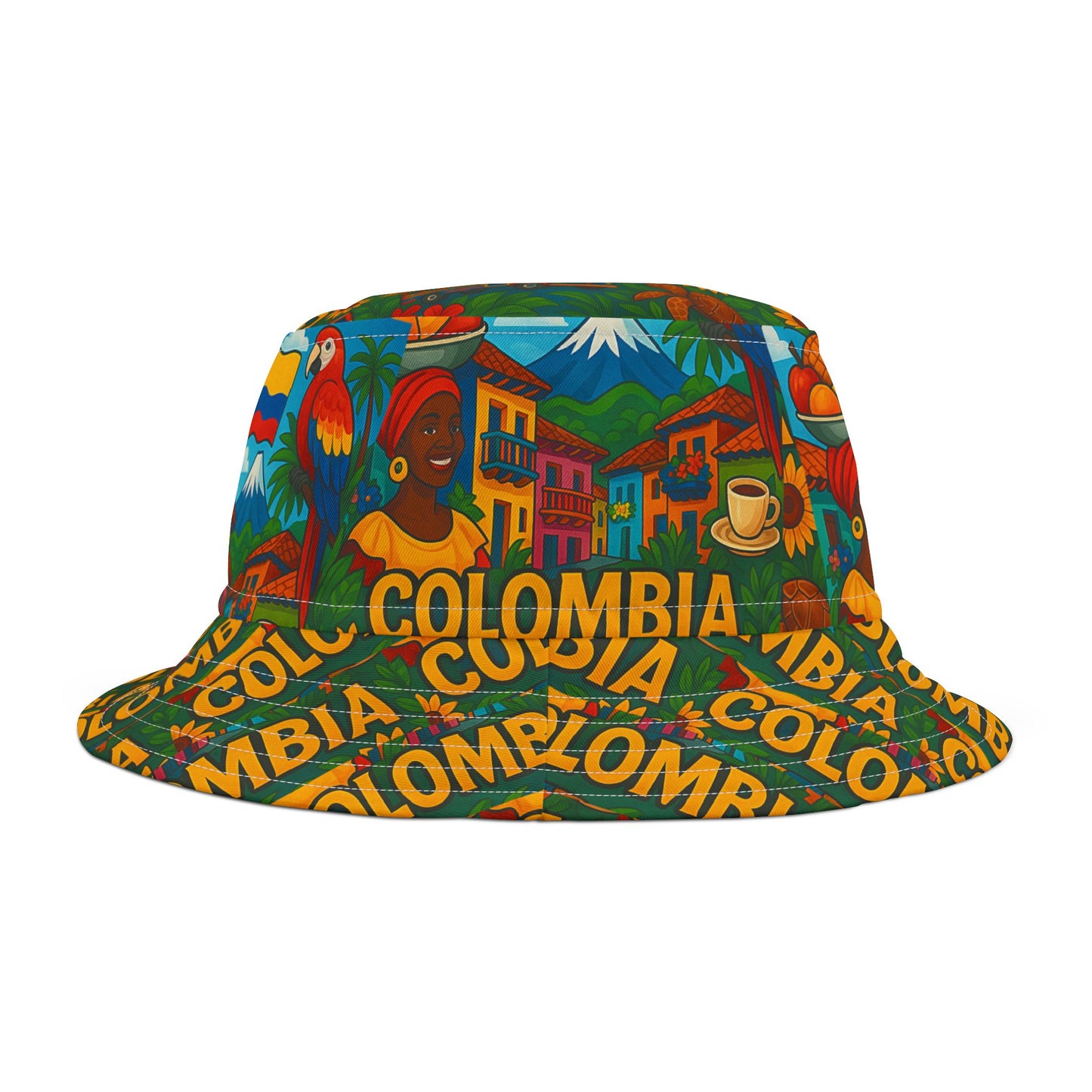 Colombia Bucket Hat Colombian Fashion Gift