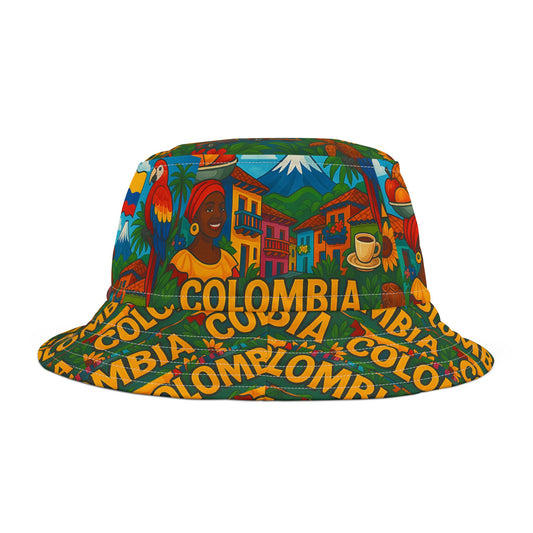 Colombia Bucket Hat Colombian Fashion Gift