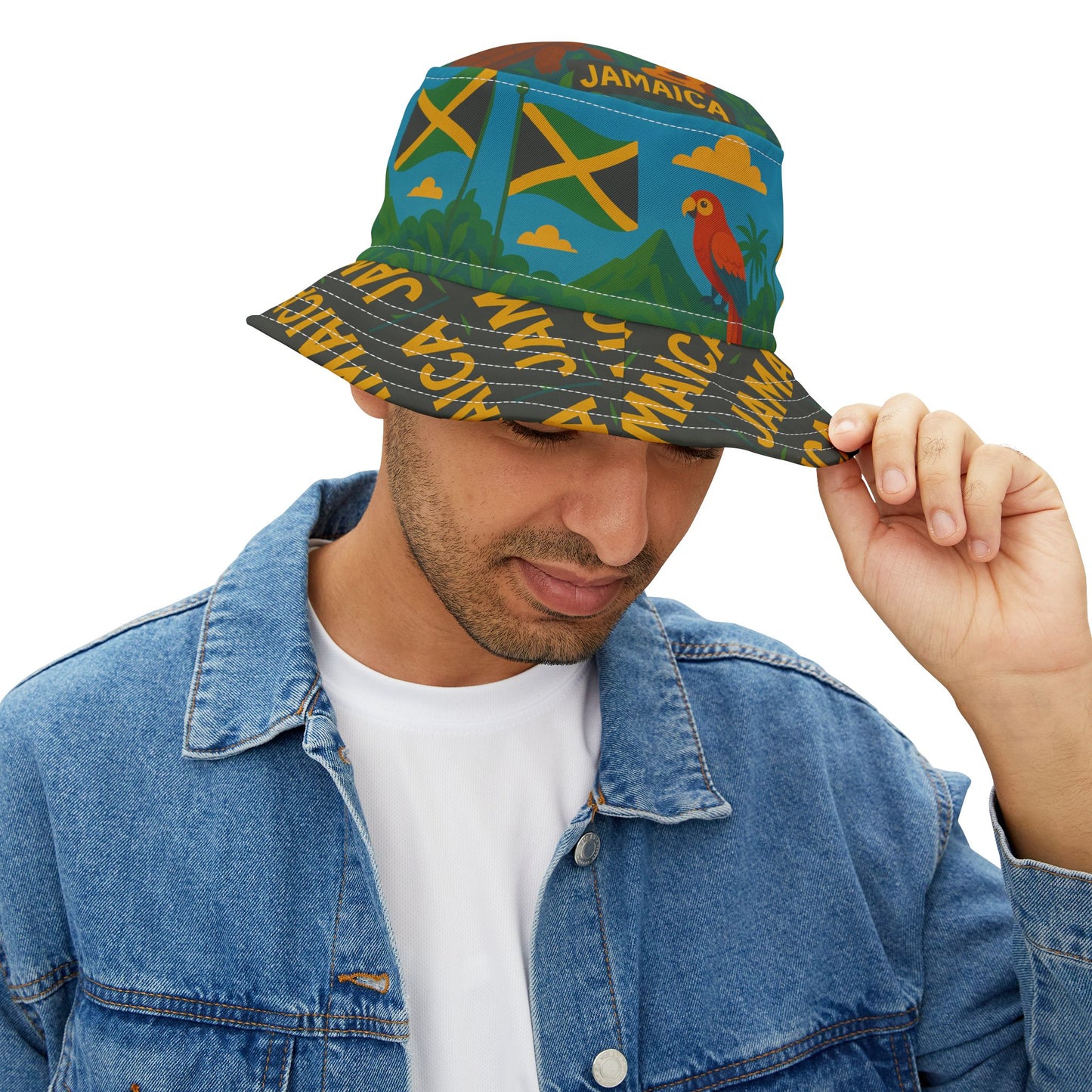 Jamaica Bucket Hat Vacation Country Island Fashion Gift