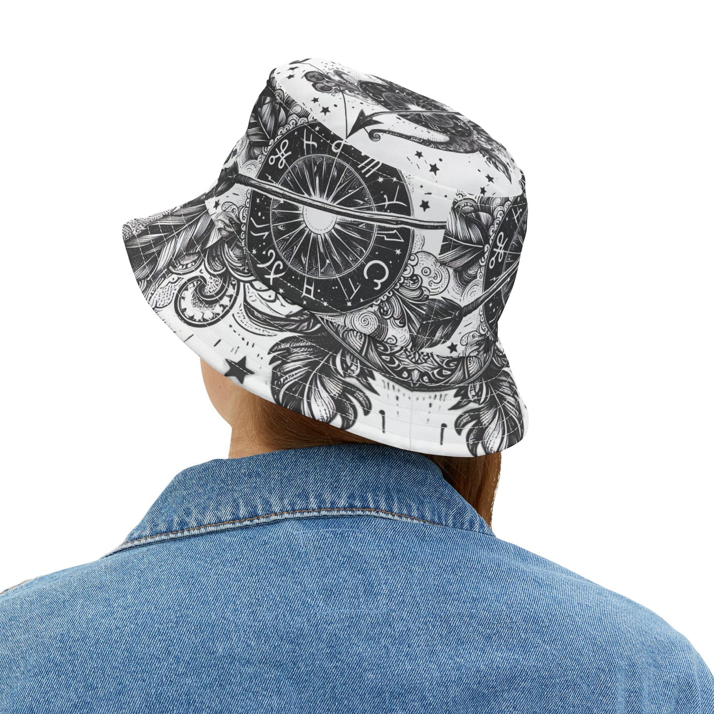 Sagittarius Zodiac Bucket Hat Gift Birthday Friend Sister Daughter