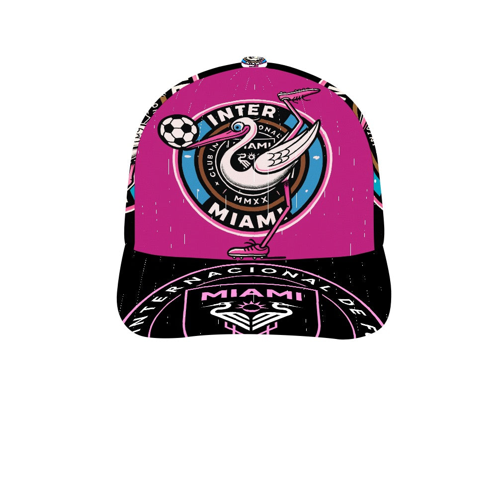 Inter Miami Trucker Hat, Soccer Fan Baseball Cap, Miami Football Hat, Unisex Sports Cap