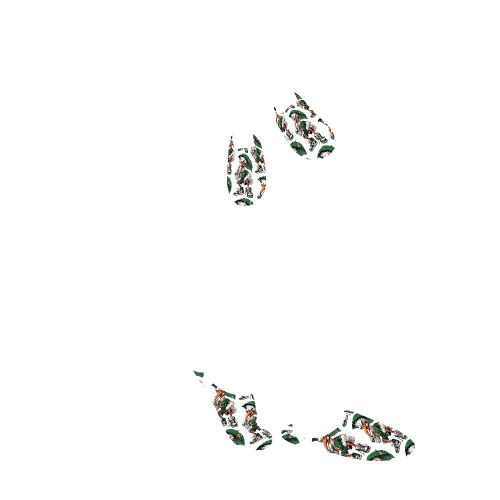 Miami Hurricanes Slippers University of Miami UM Men’s Women’s House Shoes