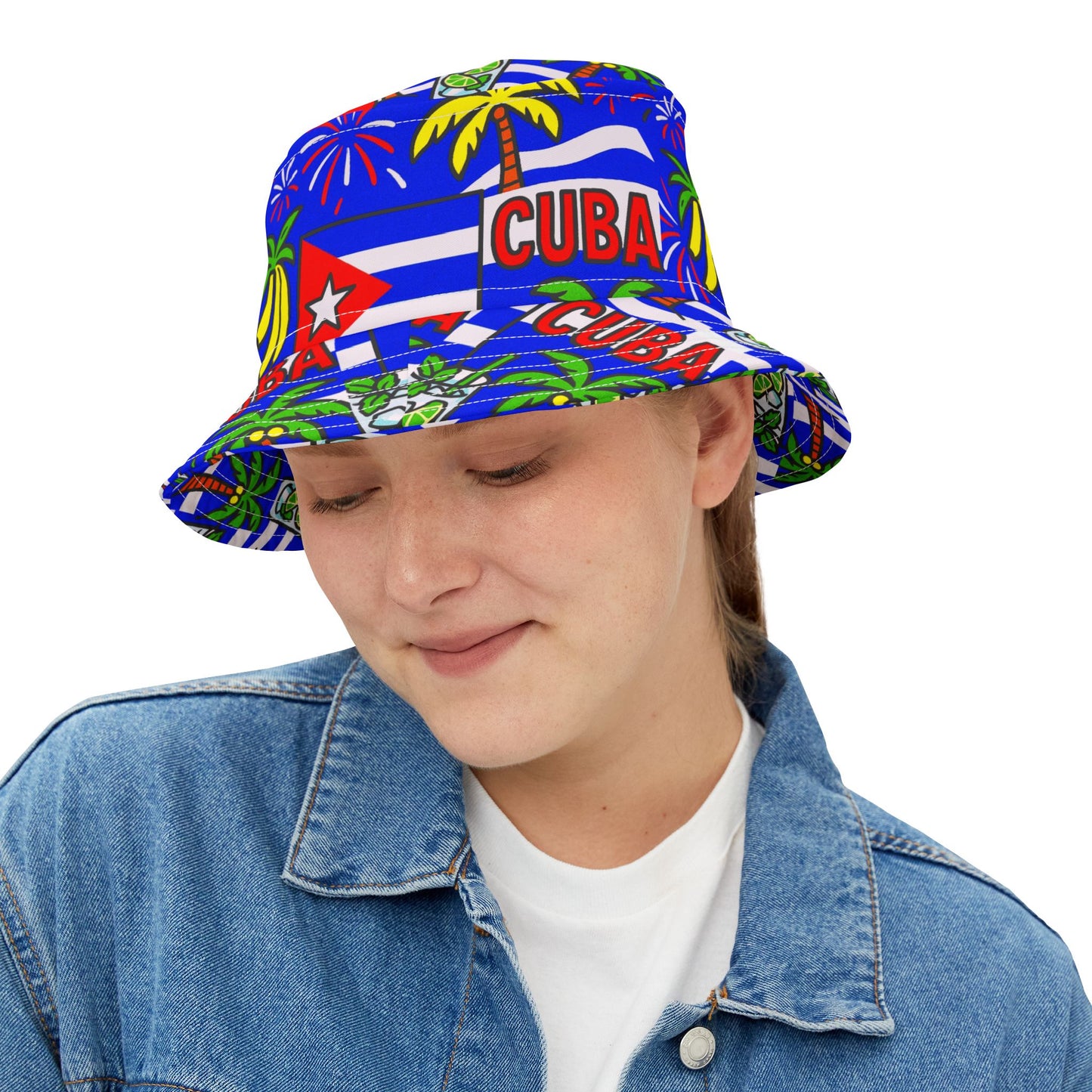 Bucket Hat Cuba Cuban Gift for Him Her Country
