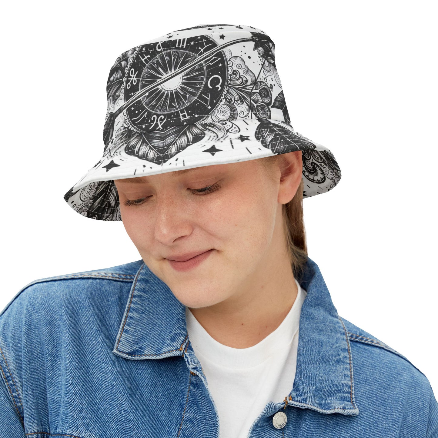 Sagittarius Zodiac Bucket Hat Gift Birthday Friend Sister Daughter