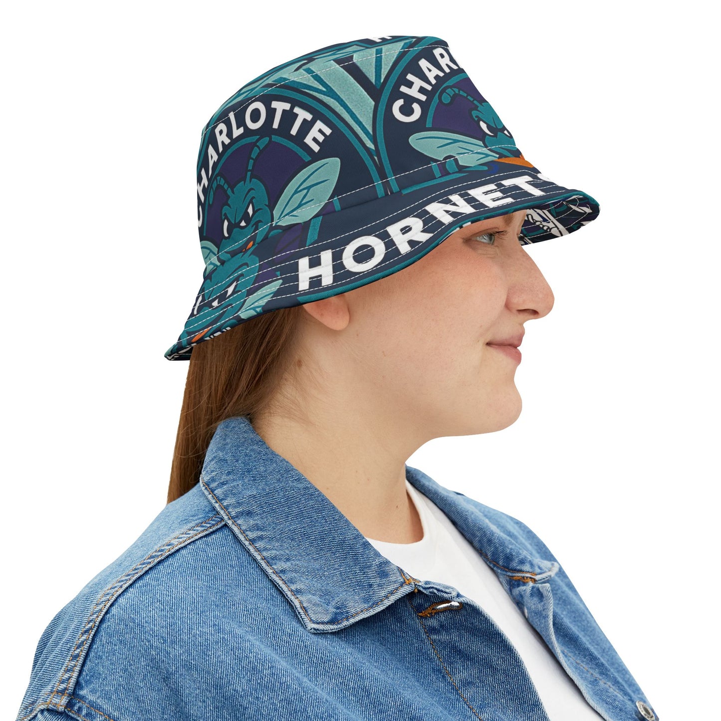 Hornets Charlotte NC Bucket Hat Football
