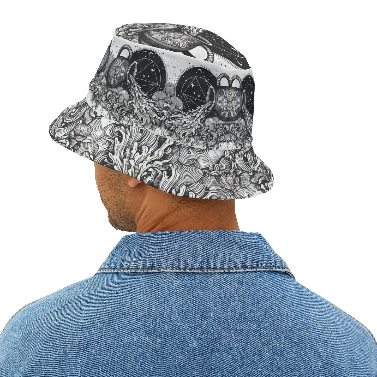 Aquarius Bucket Hat Gift Zodiac Friend Daughter Sister Unisex