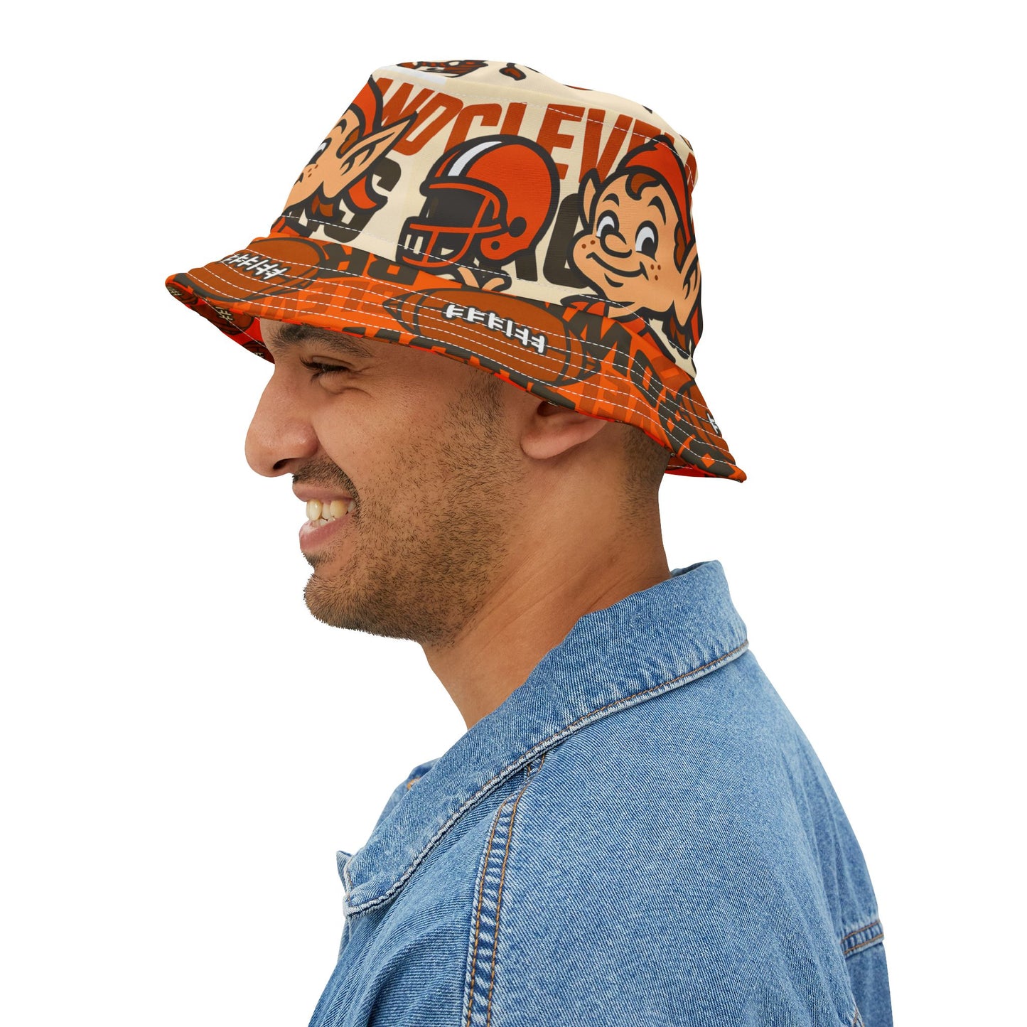 Cleveland Brown Football Bucket Hat Team Fan Gift
