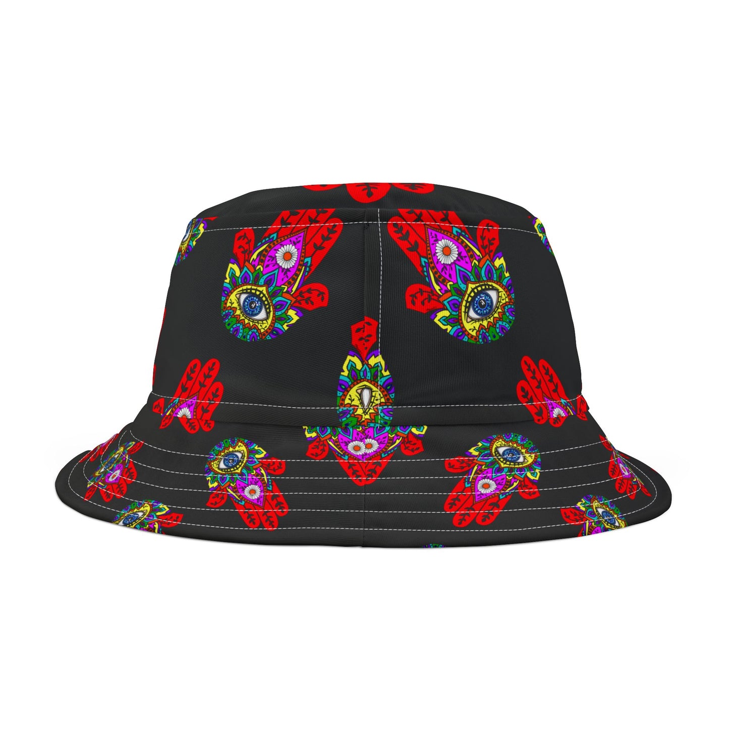Bucket Hat (AOP) Hamsa Evil Eye Protection Hand of Fatima