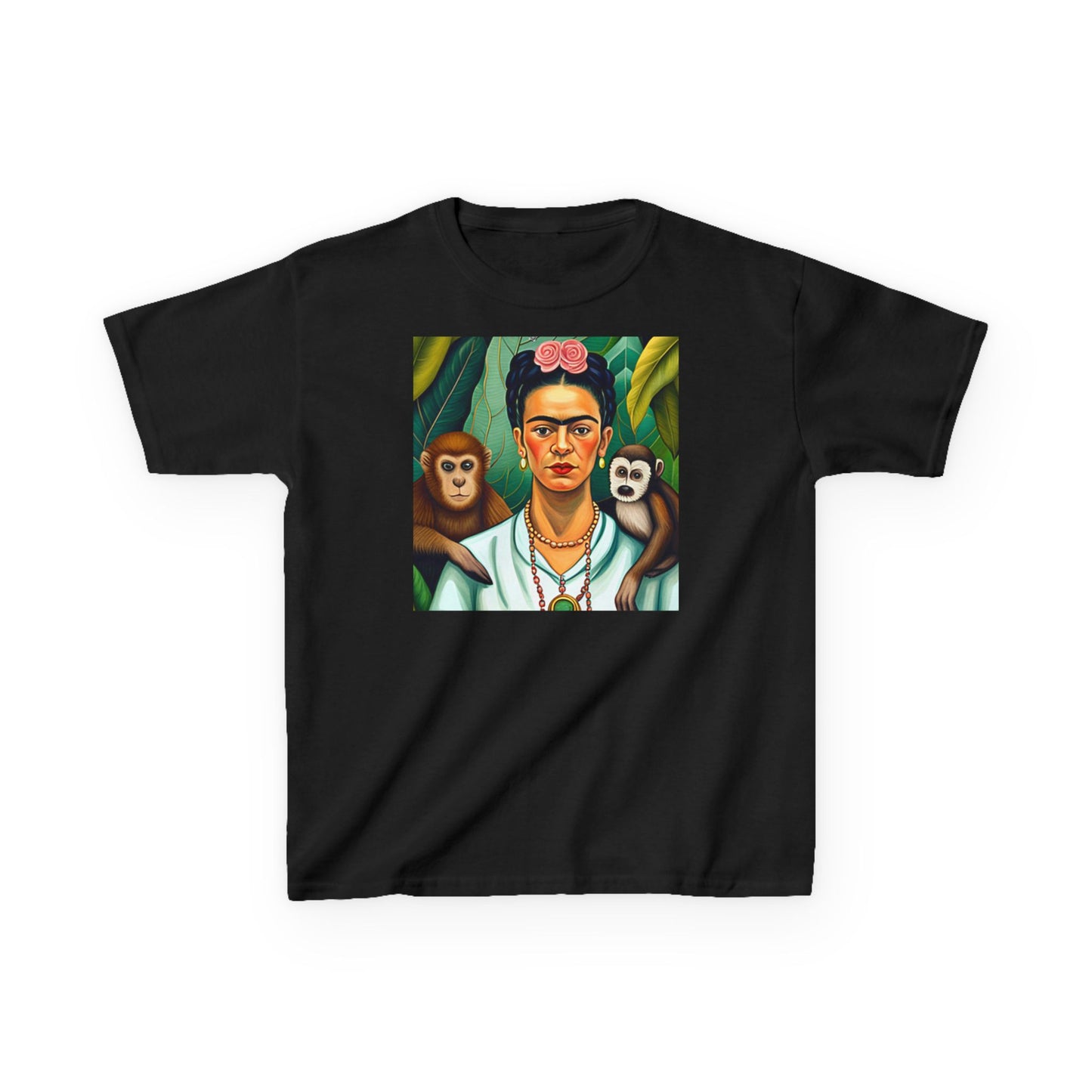Frida Kahlo Kids Heavy Cotton™ Tee Mexican Artist Style Art Gift Children