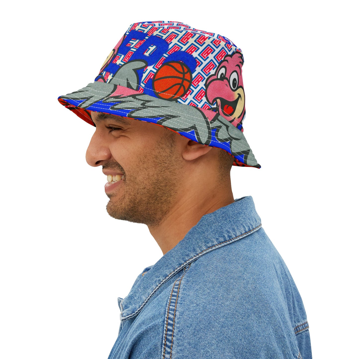 Los Angeles Bucket Hat (AOP) Loves Angels Clipper Basketball