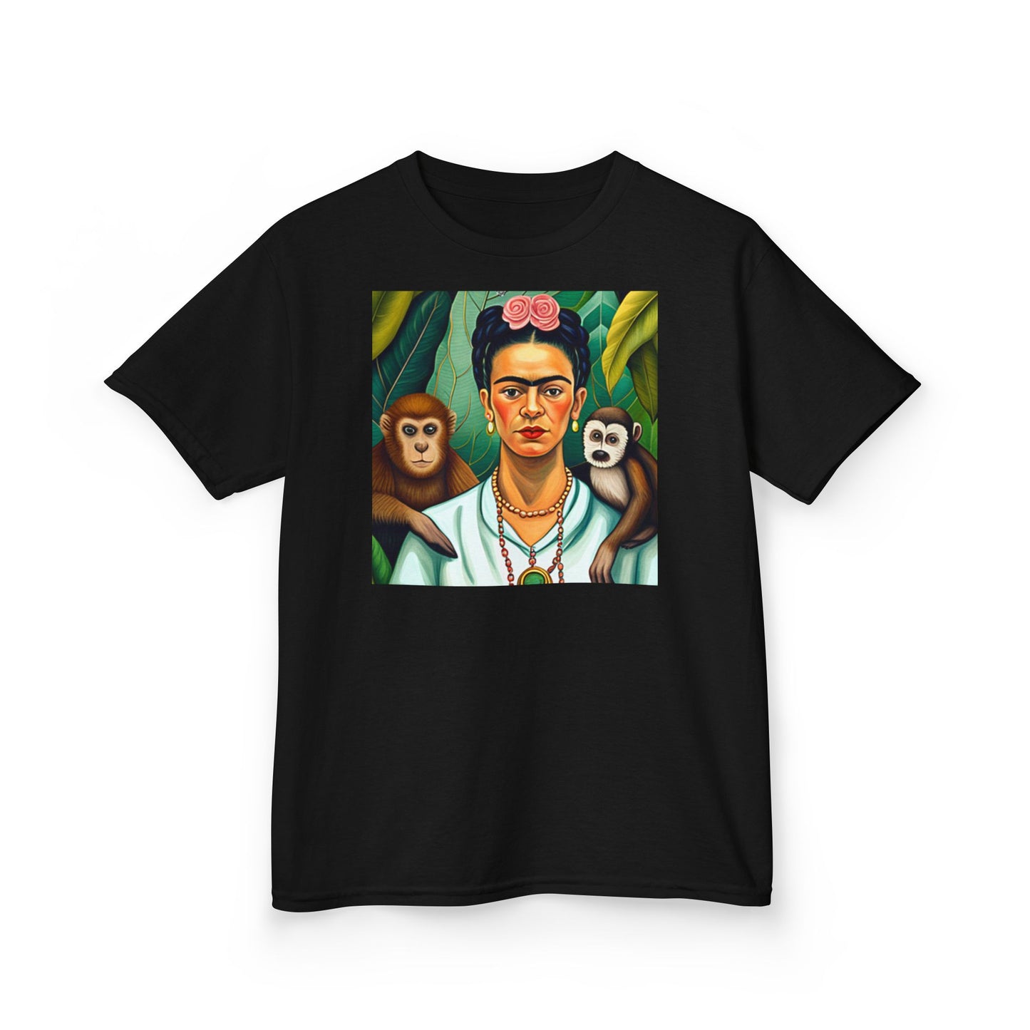 Frida Kahlo Kids Heavy Cotton™ Tee Mexican Artist Style Art Gift Children
