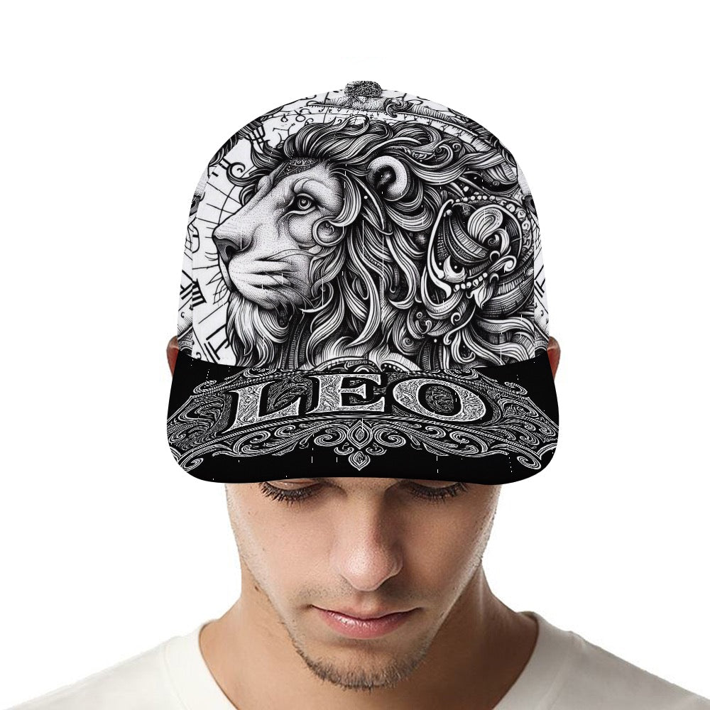 Leo Zodiac Trucker Hat, Leo Baseball Cap, Astrology Hat, Leo Gift