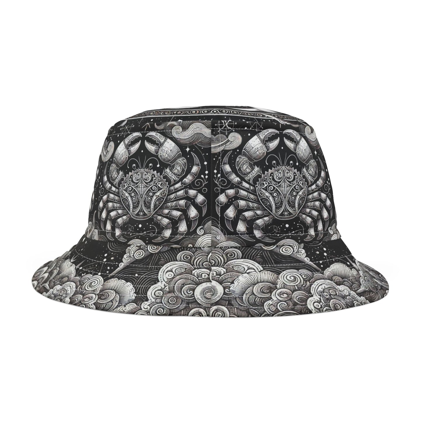 Cancer Zodiac Bucket Hat Crab Night Sky Gift Unisex