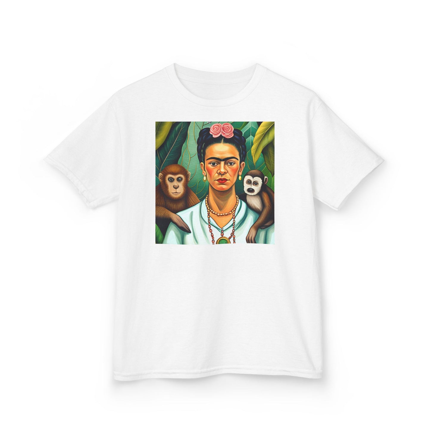 Frida Kahlo Kids Heavy Cotton™ Tee Mexican Artist Style Art Gift Children