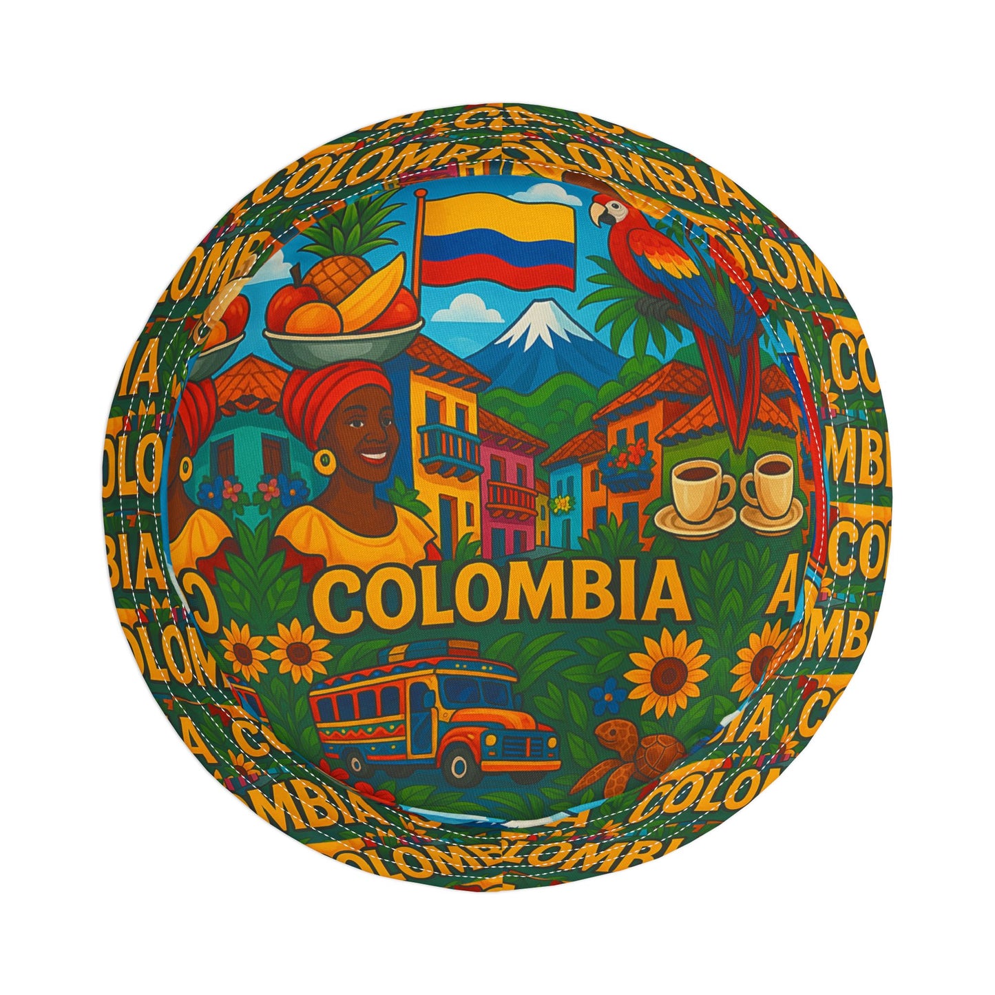 Colombia Bucket Hat Colombian Fashion Gift
