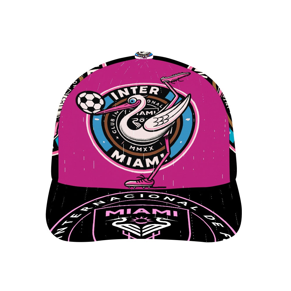 Inter Miami Trucker Hat, Soccer Fan Baseball Cap, Miami Football Hat, Unisex Sports Cap
